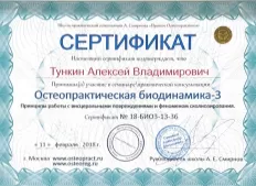 Сертификат участия в семинаре